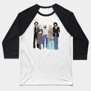 Fleetwood Mac watercolour Baseball T-Shirt